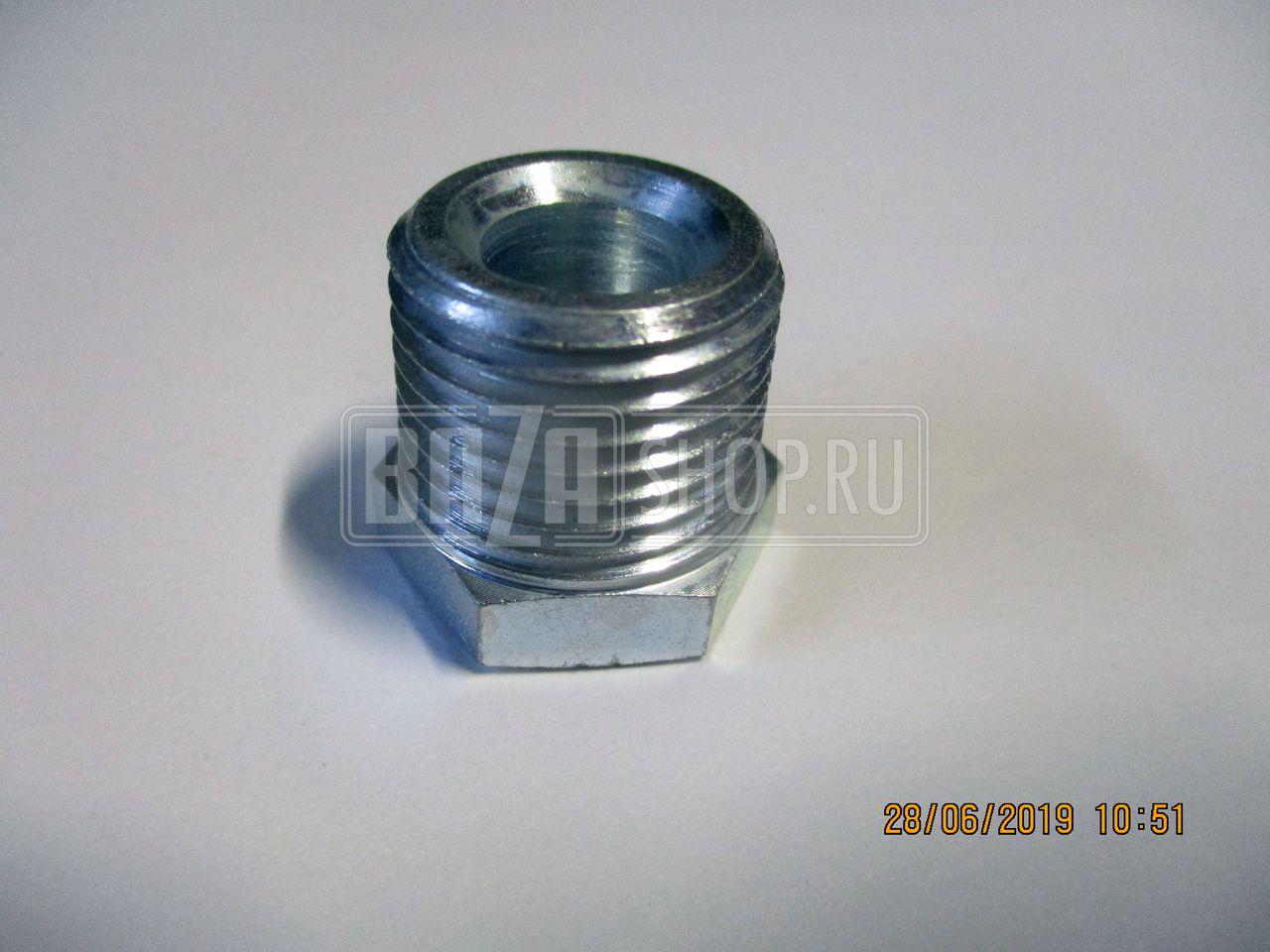Штуцер  крана блока   ГАЗ, ПАЗ, УАЗ дв.ЗМЗ (переходный) "ЗМЗ" ## / 20-1002199